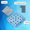 Magnetic Battle Chess Game with 20 Steel Balls ? Strategy Board Game for Family