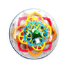 Electric Transparent Gear UFO Space Flying Saucer Toy Toddler Interaction