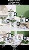 Panda mug with silicon lid