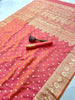 Pure heavy Banrasi  silk Original gold jari  design ,heavy weaving  pallu and boder
