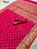 Pure heavy Banrasi  silk Original gold jari  design ,heavy weaving  pallu and boder
