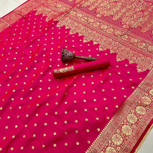 Pure heavy Banrasi  silk Original gold jari  design ,heavy weaving  pallu and boder